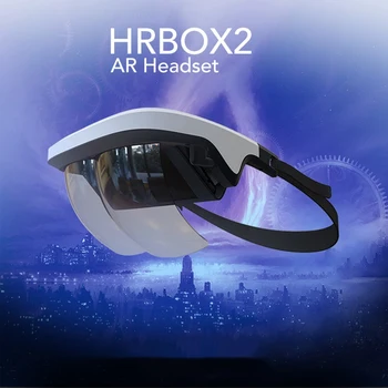 JABS AR Auricular, Inteligente AR Gafas 3D de Vídeo de Realidad Aumentada VR Headset Gafas para iPhone y Android 3D, Vídeos y Juegos