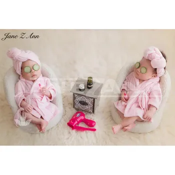 Jane Z Ann 2018 Albornoces envoltura del recién nacido/a 100 días de la fotografía props bebé sesión de fotos de accesorios de fotografía para estudio