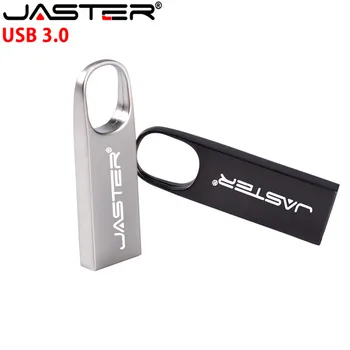 JASTER USB 3.0 de metal Unidad Flash USB de 64 gb 32 GB 16 GB 8 GB 4 GB memoria USB del Metal de la Impulsión de la Pluma de Capacidad Real (Más de 10 pcs logo Gratis)