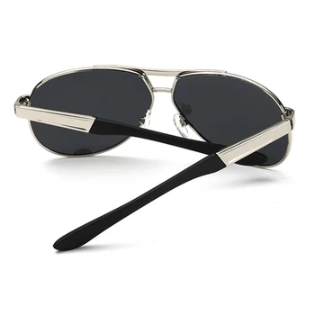 JAXIN Moda bordes Polarizado Gafas de sol de los Hombres de la personalidad de la tendencia de Gafas de Sol al aire libre de viaje gafas UV400 gafas okulary