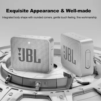 JBL g o2 Wireless Bluetooth Altavoz IPX7 al aire libre Impermeable de Altavoces Portátiles Recargables de la Batería con Micrófono de 3,5 mm Puerto de Deporte Ir de 2