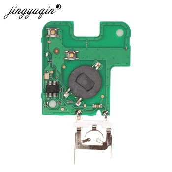 Jingyuqin 10pcs 2 Botones de la Tarjeta Inteligente Clave 433Mhz PCF7947 ID46 Chip transmisor Para Renault Laguna Espace Remoto de la Llave del Coche de Control