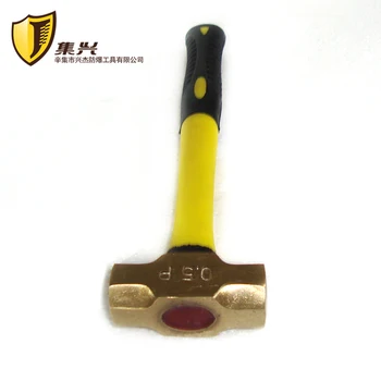 Jixing marca 0.5 lb Latón octogonal martillo mango de plástico / martillo de bronce / cobre martillo / martillo