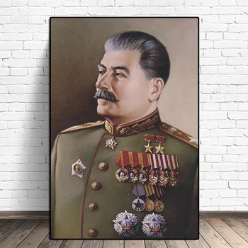 Joseph Stalin Retrato HD Arte de la Pared de Lona de Afiches Impresiones de la Pintura de las Imágenes de la Pared para la Vida Moderna Sala de la Casa de la Decoración de obras de Arte