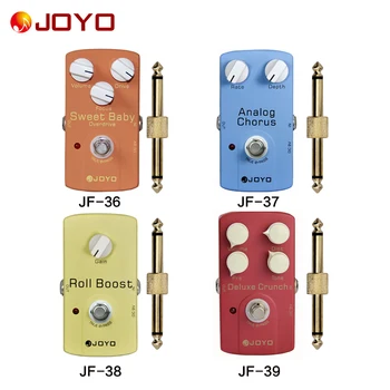 JOYO pedal de efecto Deluxe Crunch Vudú Octava Digital Delay Delay Digital y 1 pc pedal conector JF-01-JF17