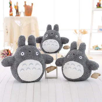 Kawaii Japonés Estilo Anime Gato de Peluche Muñeco de Totoro Almohada Cojín de Felpa Juguetes para los Niños
