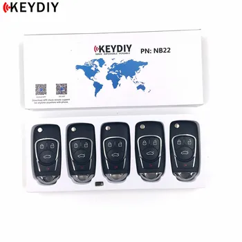 KEYDIY 5pcs,Nueva NB22 NB Serie Universal Multi-funcional de Control Remoto Para KD900/KD MINI B y NB KD Mandos a distancia