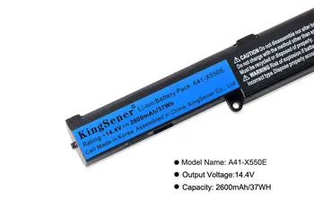 KingSener A41-X550E de Batería del ordenador Portátil para ASUS K550D K550DP D451V X550DP X550D F550D R752LJ R752LD R752LB R752M R752L R751J P750L