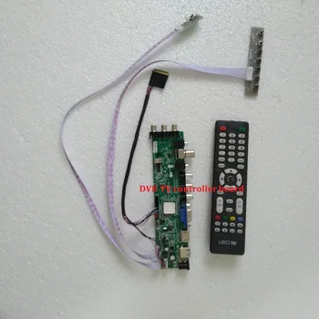 Kit Para LTN156AT30-L01 T01 digital HDMI, VGA, AV, TV LED de LVDS USB 1366X768 el controlador de Señal de la junta de DVB-T, DVB-T2 WLED 40pin remoto