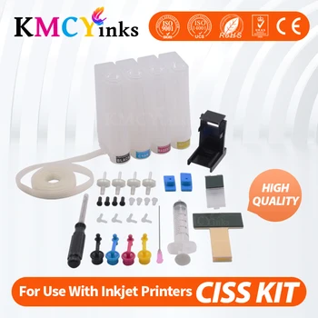 KMCYinks 4 Color DIY Universal Similares Original CISS de Tinta Piezas del Tanque Compatible para hp 304xl deskjet 2620 2630 2632 5030 3730