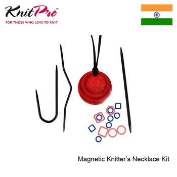 Knitpro Magnético Tejedores Collar Kit de tejido de punto bordado de herramientas de artesanía