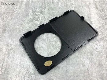 Knotolus negro a color de frente de la placa frontal de la vivienda para cubrir el caso con claro objetivo para iPod 6th 7th gen classic de 80 gb 120 gb 160 gb