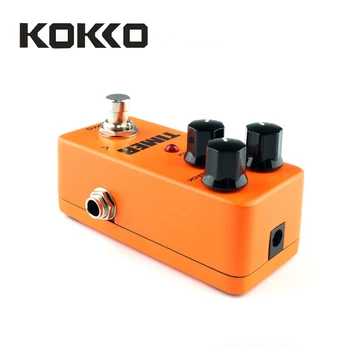 KOKKO FDD2 Temporizador de Naranja Puro Retardo Analógico de Guitarra Pedal de Efectos Dispositivo Con Oro Recta Conectores del Pedal,MusicOne Partes de Guitarra