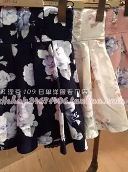 L*Z LISA de encaje de cintura alta falda de flores de gran tamaño pantalones