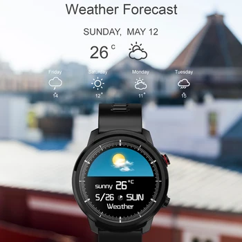 L3 Smart Watch Hombres Mujer Impermeable de los Deportes del reloj de control de la Frecuencia Cardíaca Pronóstico del Tiempo Smartwatch para IOS, Android 2019 Nuevo