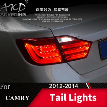 La cola de la Lámpara Para Coche Toyota Camry 2012-Camry V50 MK7 LED Luces traseras de Niebla Luces de Día de la Luz DRL Tuning Coches Accesorios