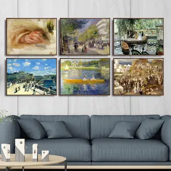 La Decoración del hogar de Arte de las Imágenes de la Pared del Fro Sala de estar de la Impresión del Cartel Pinturas en Lienzo de francés Pierre-Auguste Renoir gril