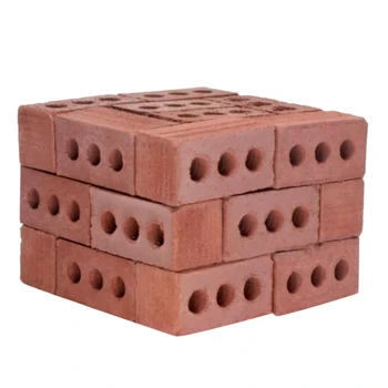 La enseñanza de la Clase de la Pared de Cemento Juguete Nuevo 32Pcs Mini de Cemento de Hormigón, Ladrillos, Construir Su Propio Pequeño de Pared Mini Ladrillos Rojos