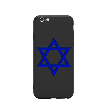 La estrella de David Judía Símbolo de la Estrella Tema de cajas del Teléfono de TPU Para el iPhone 6 7 8 S XR X Plus 11 Pro Max