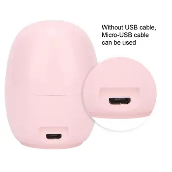 La Forma del huevo de 3W Lámpara UV de color Rosa Portátil Cable USB Mini Uñas de un Solo Dedo LED de la Lámpara de Gel de Uñas Extensión de Gel, Secador de la Máquina de Secado