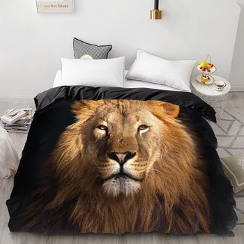 La Impresión 3D de la Cubierta de Edredón de Diseño Personalizado,Edredón/Colcha/Manta caso de la Reina y el Rey,ropa de Cama 220x240,Ropa de cama de los Animales leopardo Blanco