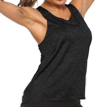 La mujer de la Yoga de las Tapas del Tanque de secado Rápido Ejercicio de las Mujeres de Gimnasio Entrenamiento Ropa de Deporte Camisetas de la parte Superior del Gimnasio de las Mujeres de la Camisa de la ropa Deportiva