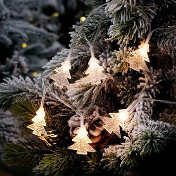 La navidad piñas LED Cadena de Luces a pilas Luces de Hadas de Interior al aire libre de la Decoración Para la Fiesta de la Boda Jardín de la Casa