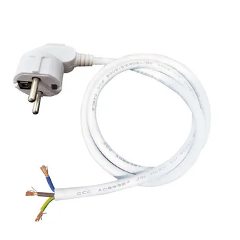 La UE Enchufe Schuko con Cable de Extensión Cable Flexible de 3*1.5mm2 Negrita Cable de Alimentación De Enchufe de la Extensión de la iluminación de Altavoz