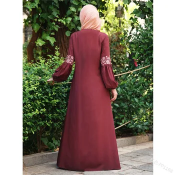 Las Mujeres Kaftan Abaya Árabe Maxi Vestido De Musulmán Islámico Ropa Caftán Marocain Hiyab Vestidos Vestido De Dubai Turk Marroquí Trajes