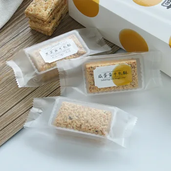 LBSISI Vida 100pcs Turrón Bolsas de Plástico Transparente Caja de Piña Pastel de Caramelo de Energía de Queso de Alimentos de Paquete de Bolsas de Fondo
