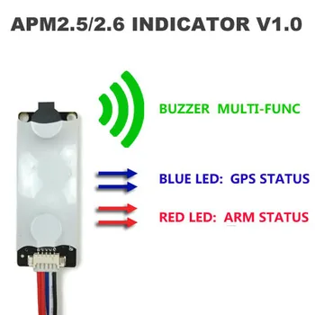 LED y Zumbador Indicador de V1.0 para APM 2.8 2.5 APM2.6 MWC Quadcopter Vuelo en Helicóptero Controlador de BRICOLAJE de piezas de Repuesto