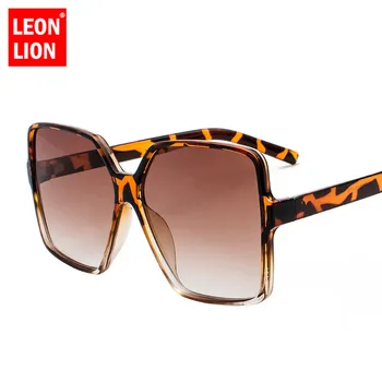 LeonLion 2021 Gafas de sol de Moda de las Mujeres de la Marca del Diseñador de Gafas de los Hombres de Plástico Vintage UV400 Street Beat Oculos De Sol Feminino