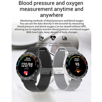 LIGE 2020 New Full Touch Smart Watch Mujeres hombres Impermeable Deporte para Android/iPhone en la información de la Llamada smartwatch Para mujer para hombre