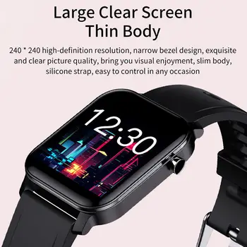 LIGE 2020 Nuevo Reloj Inteligente de los Hombres las Mujeres de la prenda Impermeable IP68 Información de la Frecuencia Cardíaca Recordatorio Para Android IOS Completa de la Pantalla Táctil Smartwatch