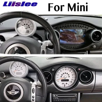 Liislee Coche Reproductor Multimedia NAVI Para Mini Cooper Hatch Convertible R50 R52 R53 de 2000 a 2006 CarPlay de la Radio del Coche de GPS de Navegación