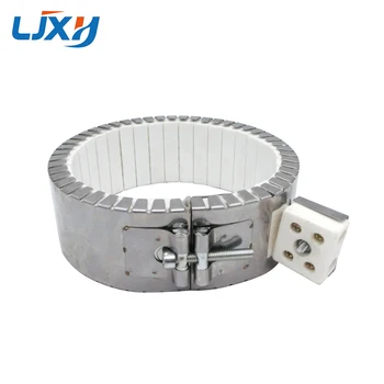LJXH 1pc 110V220V380V Calentadores de Banda de Cerámica de Acero Inoxidable Elemento de Calefacción 100x100mm/120x100mm/150x100mm 1400W/1700W/2100W