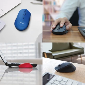 Logitech USB Wireless Mouse M280 1000DPI 2.4 GHz Ratón Inalámbrico Logitech Ratón de Ordenador Portátil Ratón Óptico Inalámbrico