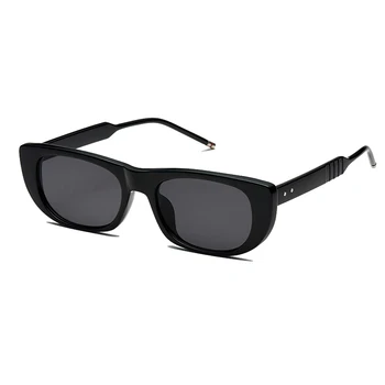 LongKeeper 2020 Marca de Moda Rectángulo de Gafas de sol de las Mujeres de los Hombres Leopardo Negro Gafas de Sol UV400 Gafas de Moda Okulary