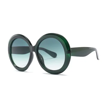 LONSY Retro Ronda de Gafas de sol de las Mujeres de la Marca del Diseñador de Gafas de Lujo Señora Steampunk Gafas de Sol UV400 Oculos De Sol Gafas DF5801