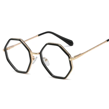 LONSY Vintage Gafas de Lectura de Marco a las Mujeres de la Marca Irregulares Miopía Marcos de Anteojos de Marcos de Damas Óptico Transparente Gafas