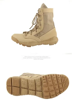 Los hombres de Combate de Entrenamiento Militar de Botas de Fuerzas Especiales Macho Desierto de zapatos de Alta Táctica Transpirable Zapatos de Senderismo deportes Botas de eu38-44
