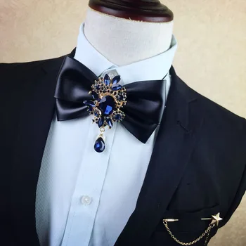 Los hombres de Corbata Para los Hombres 2020 Vintage Bowtie Pajaritas de Diamante de la Boda de los Lazos de los Hombres Accesorios de Corbata de Mariposa Cravate Pour Homme