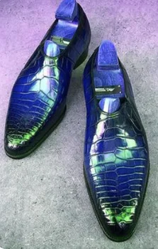 Los hombres de Cuero de la PU de la Moda de los Zapatos de Tacón Bajo Fringe Zapatos de Vestir Zapatos brogues de la Primavera de Tobillo Botas Vintage Clásico Masculino Casual F455