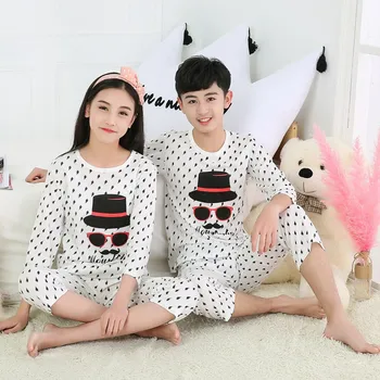 Los Muchachos de los niños del Pijama de Conjuntos de dibujos animados de Impresión Camisones de manga Corta T-Shirt Tops Con Niñas de Pantalón de Niño de Verano Pijamas de Bebé Ropa de los Adolescentes