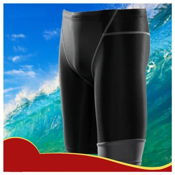 Los nuevos trajes de baño de los Hombres de piel de tiburón de agua repelente de natación para hombres trajes de pantalones cortos de Deporte de los hombres clásicos trajes de baño 2018 escritos