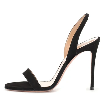 LOVIRS Clásico de la Marca del Diseñador de Mujer de Oro de Patentes Dedo del pie Abierto de Correa de Tobillo Stilettos de Tacón Alto Sandalias del Slingback Más el Tamaño de los Zapatos
