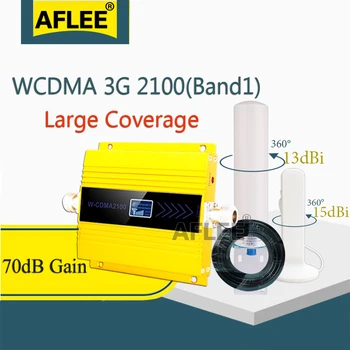 LTE Band1 2100mhz 3G Celular Amplificador de WCDMA 2100MHZ 3G Moblie de Refuerzo de la Señal del Repetidor gsm 3g 4g teléfono Celular amplificador de Señal