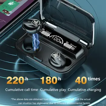 M16 TWS de Auriculares Inalámbricos Bluetooth de los Auriculares de Reducción de Ruido Impermeable Auriculares de Música de Deportes de Auriculares De Xiaomi Huawei Iphone