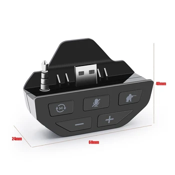 Manejar Un Adaptador Para Auriculares Estéreo Del Controlador Del Adaptador De Audio De Los Auriculares Convertidor Para -Xbox One Wireless Gamepad