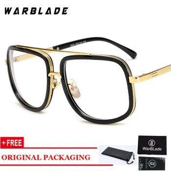 Marcos de anteojos gafas cuadradas vasos de los hombres gafas transparentes gafas de marco claro retro falso gafas de 2018 moda